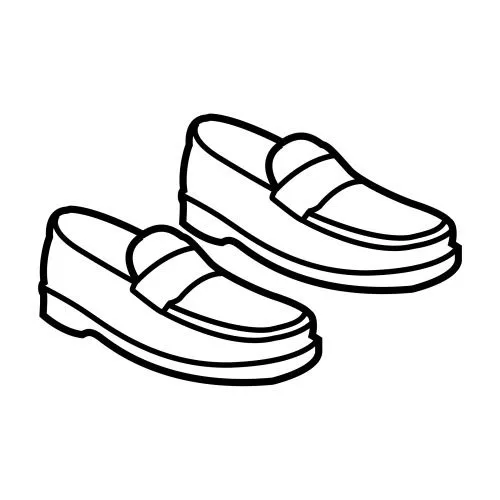 Dibujo de un zapato nuevo para colorear - Imagui