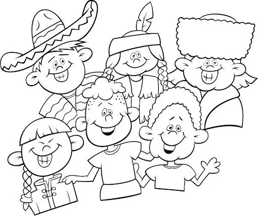 Imagenes de compañerismo para colorear - Imagui