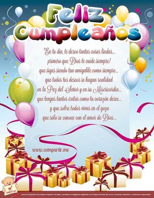 Imagenes de cumpleaños con mensajes bonitos - Imagui Imagenes de cumpleaños con mensajes bonitos - Imagui