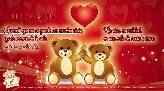 Imágenes para Compartir: Frases bonitas con ositos tiernos unidos ... Imágenes para Compartir: Frases bonitas con ositos tiernos unidos ...