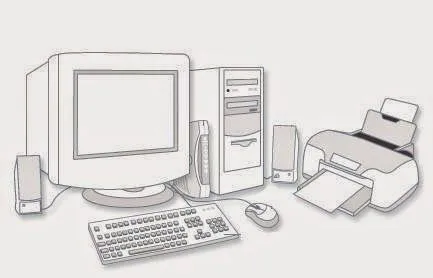 Imágenes de computadoras para pintar y colorear para niños ... Imágenes de computadoras para pintar y colorear para niños ...