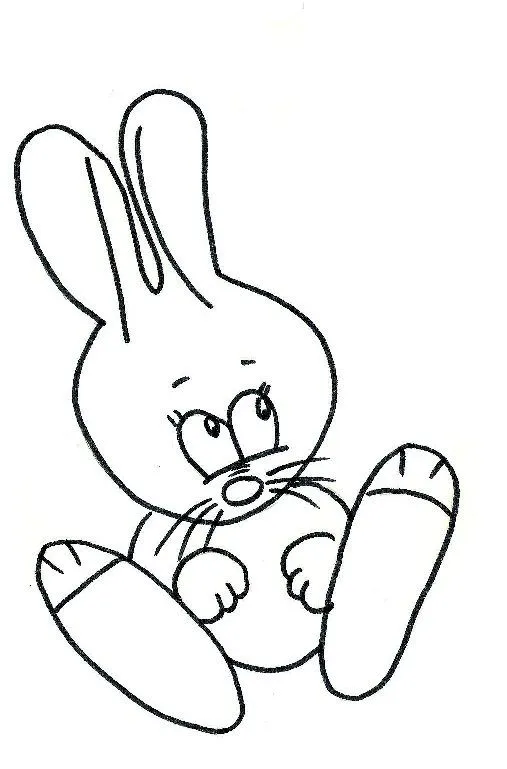 Caritas de conejitos para colorear - Imagui Caritas de conejitos para colorear - Imagui