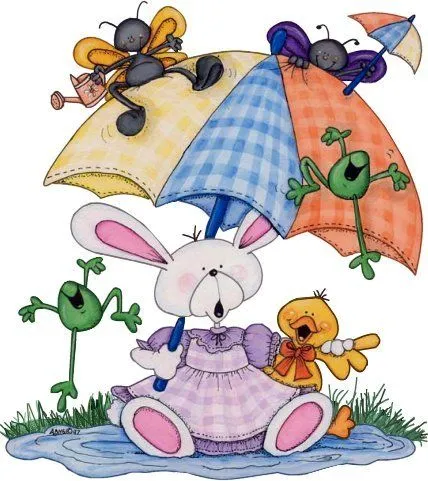 Imagenes de conejos infantiles-Imagenes y dibujos para imprimir