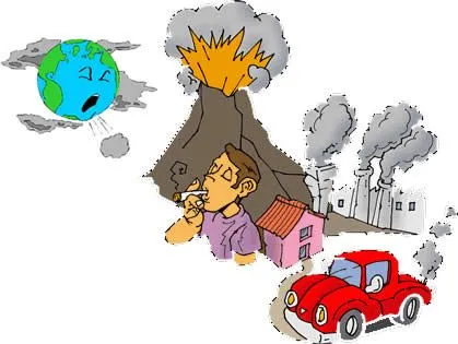 Imagenes de contaminacion del aire para niños - Imagui