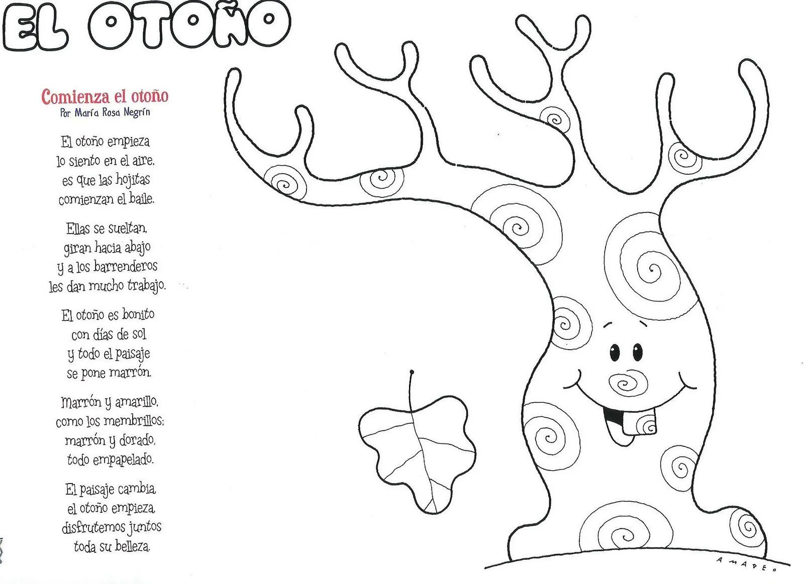 Recursos para Primaria e Infantil: Poema de Otoño para niños Recursos para Primaria e Infantil: Poema de Otoño para niños
