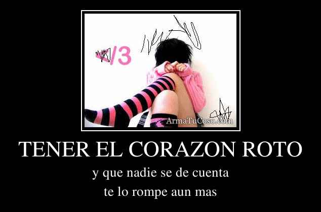 Imagenes De Con El Corazon Roto