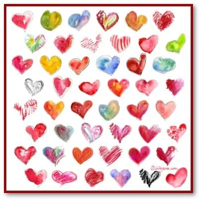 Imagenes de corazones para imprimir - Imagenes y dibujos para imprimir ...