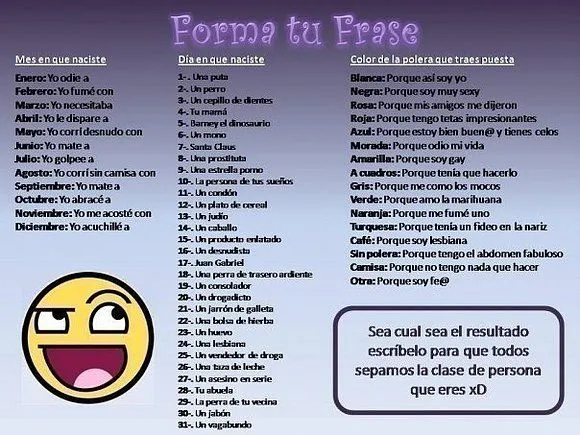 Imagenes de Crea Tu Frase - Taringa!