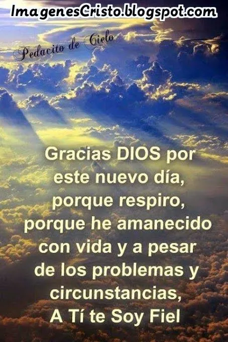 Imágenes Cristianas - Banco de Imagenes: Gracias Dios por este ... Imágenes Cristianas - Banco de Imagenes: Gracias Dios por este ...