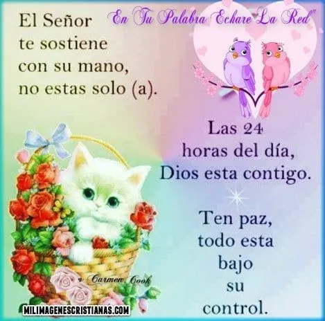 Imágenes Cristianas: Todo está bajo el control de Dios Imágenes Cristianas: Todo está bajo el control de Dios