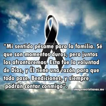 Imagenes Cristianas Con Frases De Duelo y Pésame Para La Familia ... Imagenes Cristianas Con Frases De Duelo y Pésame Para La Familia ...