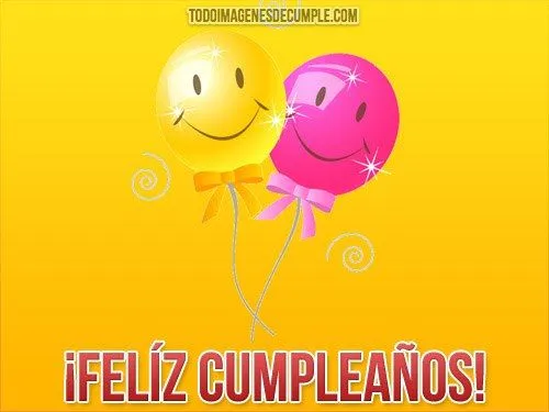 Imágenes de felíz cumpleaños con globos felices - Imágenes de ...