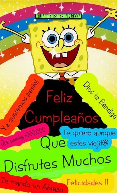 Imágenes de cumpleaños divertidas con Bob Esponja - Mil Imágenes ... Imágenes de cumpleaños divertidas con Bob Esponja - Mil Imágenes ...
