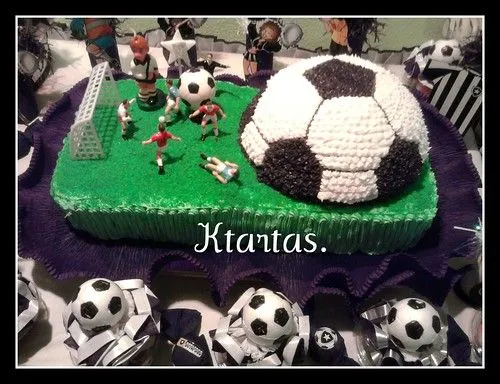 Sabor de Fiesta : Tarta de fútbol para Sofía.