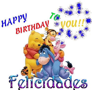 Imagenes de cumpleaños. Imagenes de cumpleaños de Winnie Pooh Imagenes de cumpleaños. Imagenes de cumpleaños de Winnie Pooh