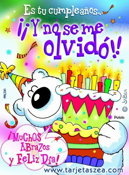 Imagenes de cumpleaños para Tarjetas | Mensajes y Frases para ... Imagenes de cumpleaños para Tarjetas | Mensajes y Frases para ...