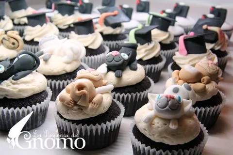 Decoración de cupcakes de graduación - Imagui