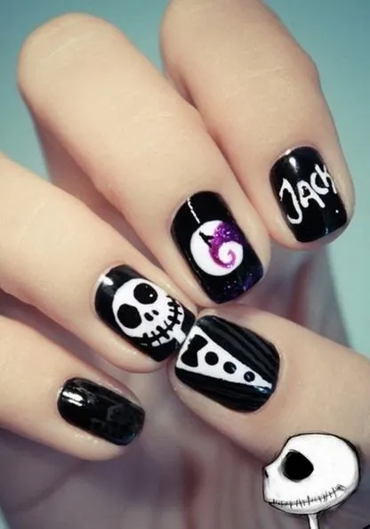 Imagenes de decoración de uñas para halloween ~ Belleza y Peinados Imagenes de decoración de uñas para halloween ~ Belleza y Peinados