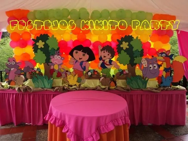 DECORACION DE MESA PRINCIPAL DE DORA LA EXPLORADORA - Imagui