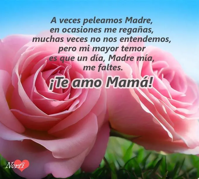 Imágenes decoradas con frases y versos para el día de las madres Imágenes decoradas con frases y versos para el día de las madres