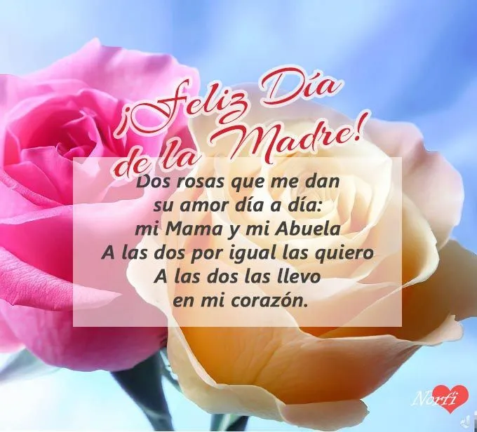 Imágenes decoradas con frases y versos para el día de las madres Imágenes decoradas con frases y versos para el día de las madres