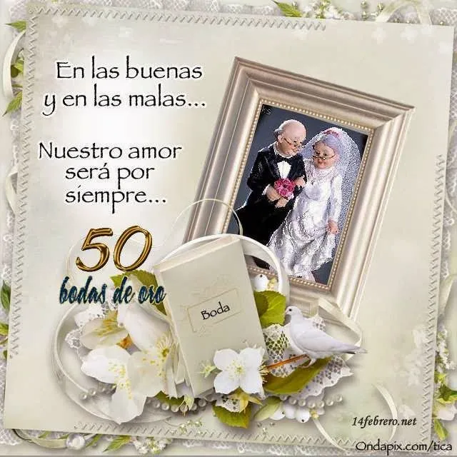Imágenes y dedicatorias para aniversarios de bodas de oro | 14 de ... Imágenes y dedicatorias para aniversarios de bodas de oro | 14 de ...