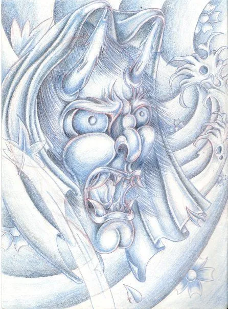 Demonio dibujo a lapiz - Imagui