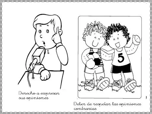 Imagenes de los derechos individuales para colorear - Imagui Imagenes de los derechos individuales para colorear - Imagui