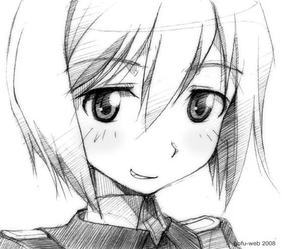 Imagenes anime a lapiz - Imagui