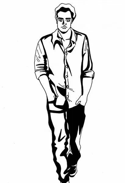 Hombre - Imágenes de Personajes en Diseño Conceptual | Dibujando