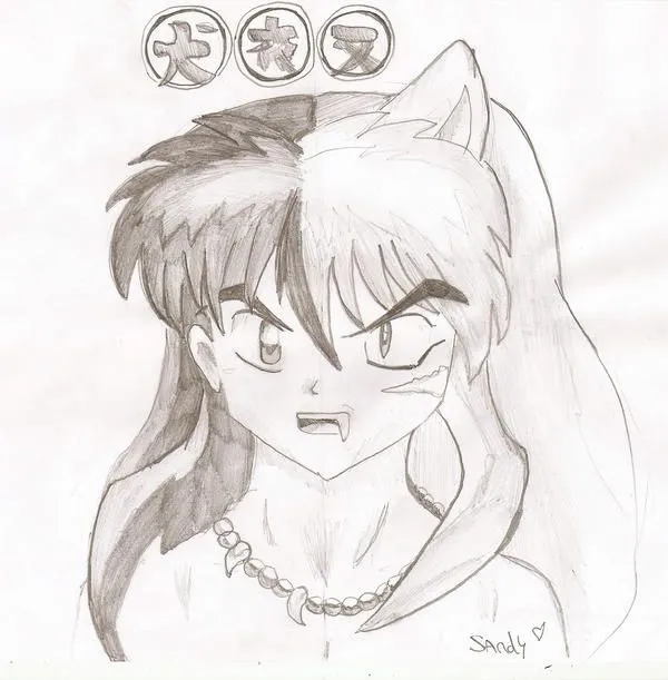 Como dibujar a aome de inuyasha - Imagui