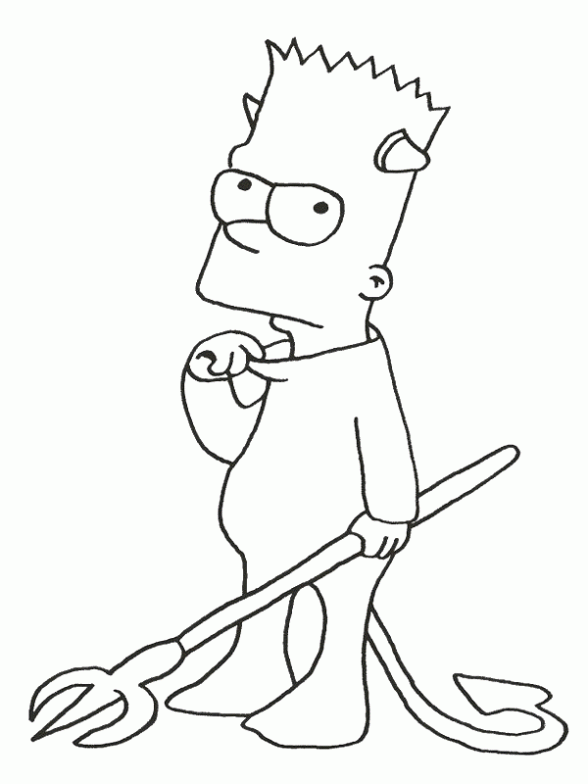 Dibujo de The Simpsons. Dibujo para colorear de The Simpsons ... Dibujo de The Simpsons. Dibujo para colorear de The Simpsons ...