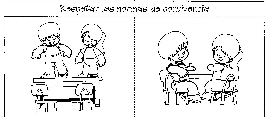 Imagenes • Dibujo del respeto para colorear