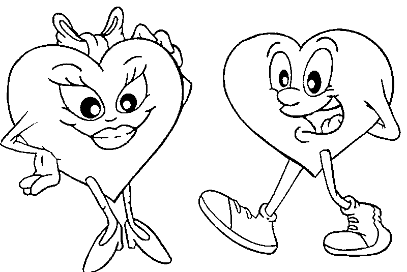 Imagenes De Dibujos De Amor Para Pintar Y Colorear | lindas y ...