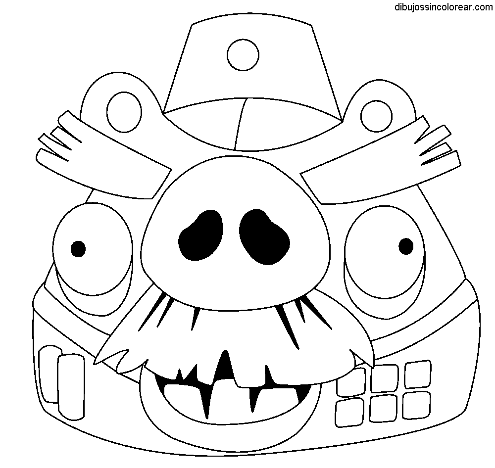 Imagénes Dibujos de Angry Birds Star Wars para Imprimir Colorear ...