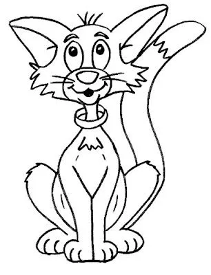 DIBUJOS: GATOS PARA COLOREAR E IMPRIMIR