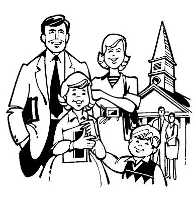 IMAGENES Y DIBUJOS PARA COLOREAR: DIBUJOS DE LA FAMILIA PARA COLOREAR