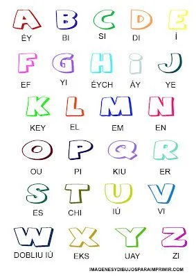 Imagenes y dibujos para imprimir: abecedarios para imprimir Imagenes y dibujos para imprimir: abecedarios para imprimir