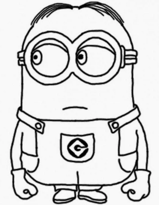 Imágenes y Dibujos de los Minions para colorear - Para niños