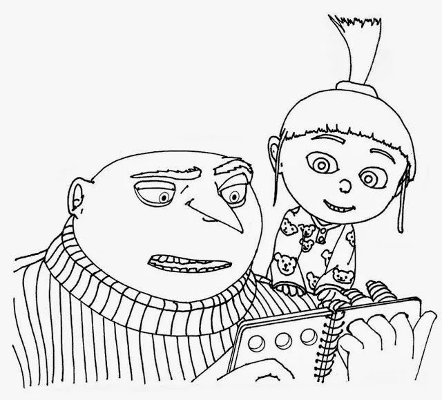 Imágenes y Dibujos de los Minions para colorear - Para niños