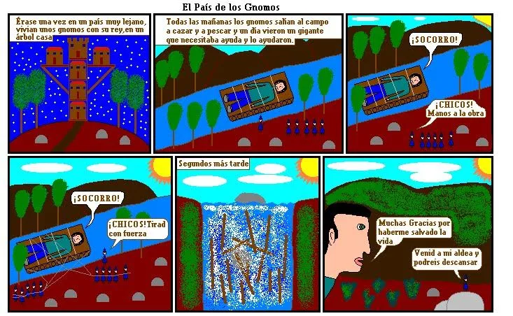 Imágenes y otros dibujos: El país de los gnomos.