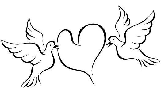 dibujo de amor y paz Imagenes de dibujos tiernos