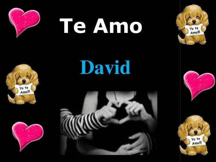 Imagenes que digan david te amo - Imagui