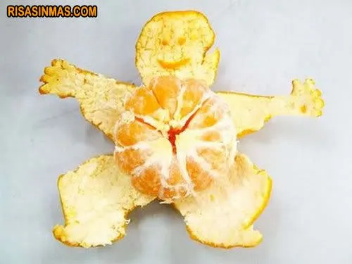 Imágenes divertidas de mandarinas