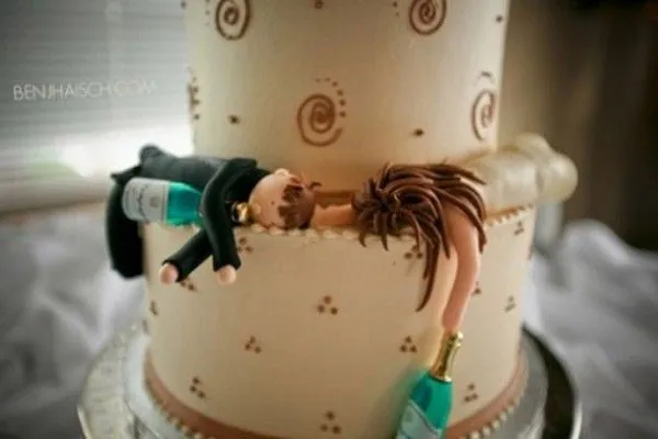 Imágenes divertidas de Tartas de boda