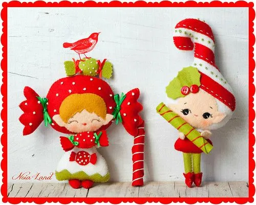 Noia Land: Elfos caramelo de navidad.