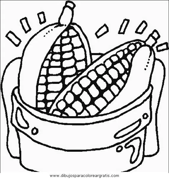 elotes para colorear Colouring Pages
