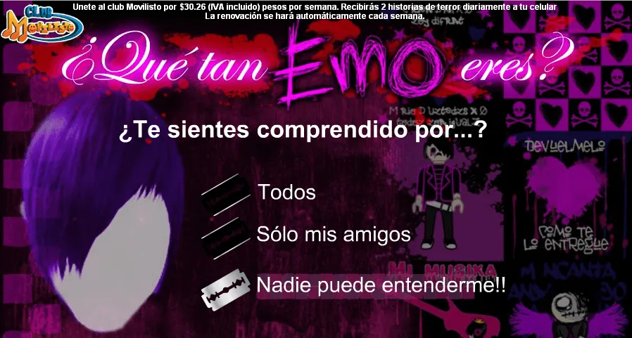 Fotos de emos felices - Imagui