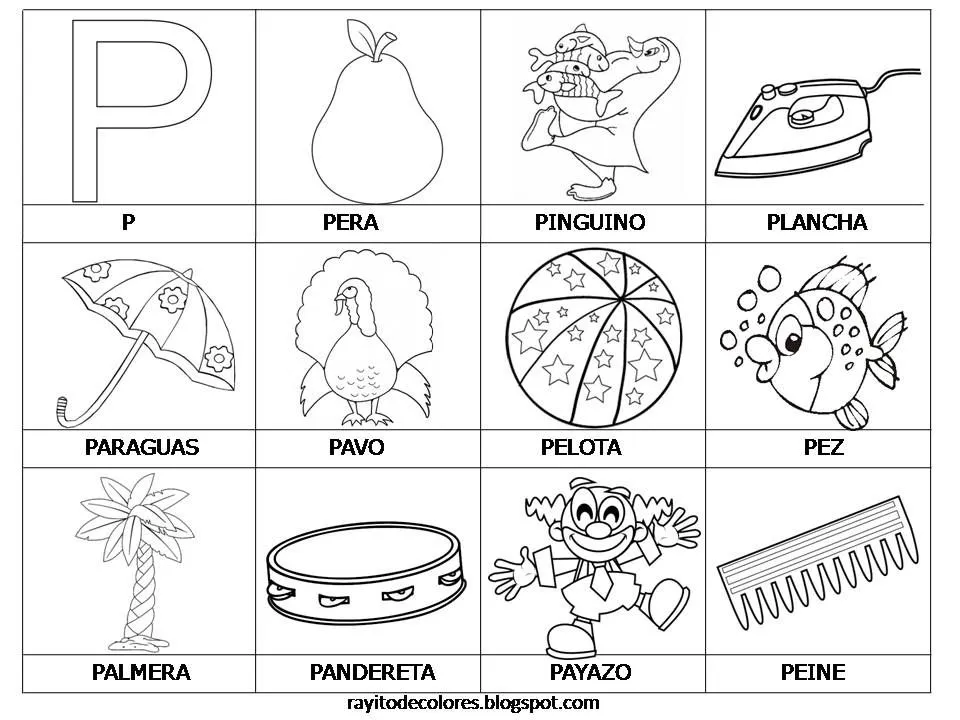 Palabras con o - Imagui