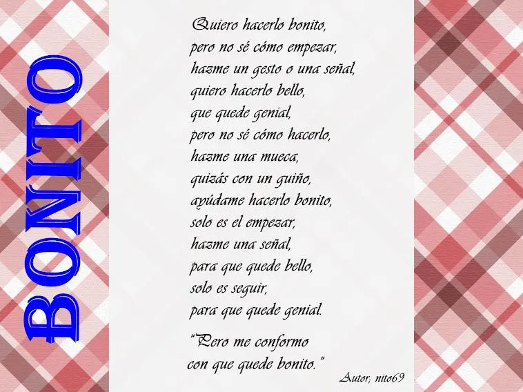 nito69 Un poeta que conmueve 2ª Parte: nito69